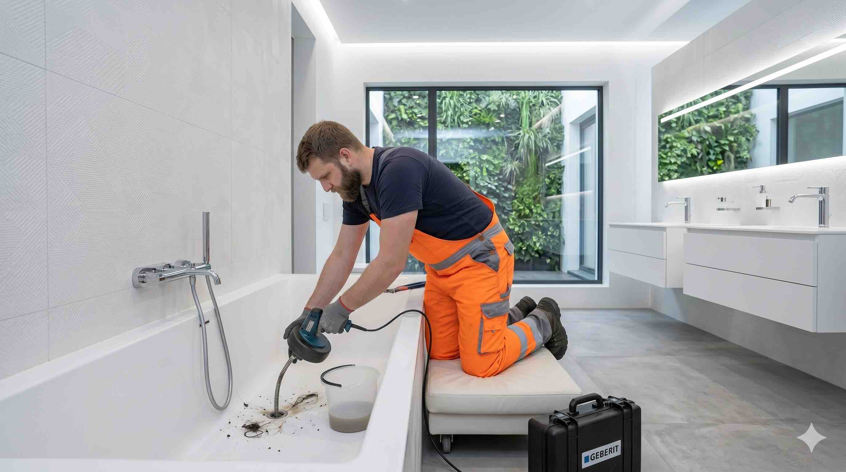 Badewanne läuft nicht richtig ab