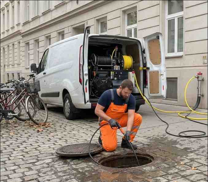 Professionelles Hochdruckspülfahrzeug