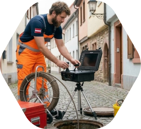 Kanalinspektion mit Kanal-TV