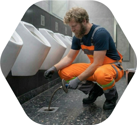 Pissoir verstopft