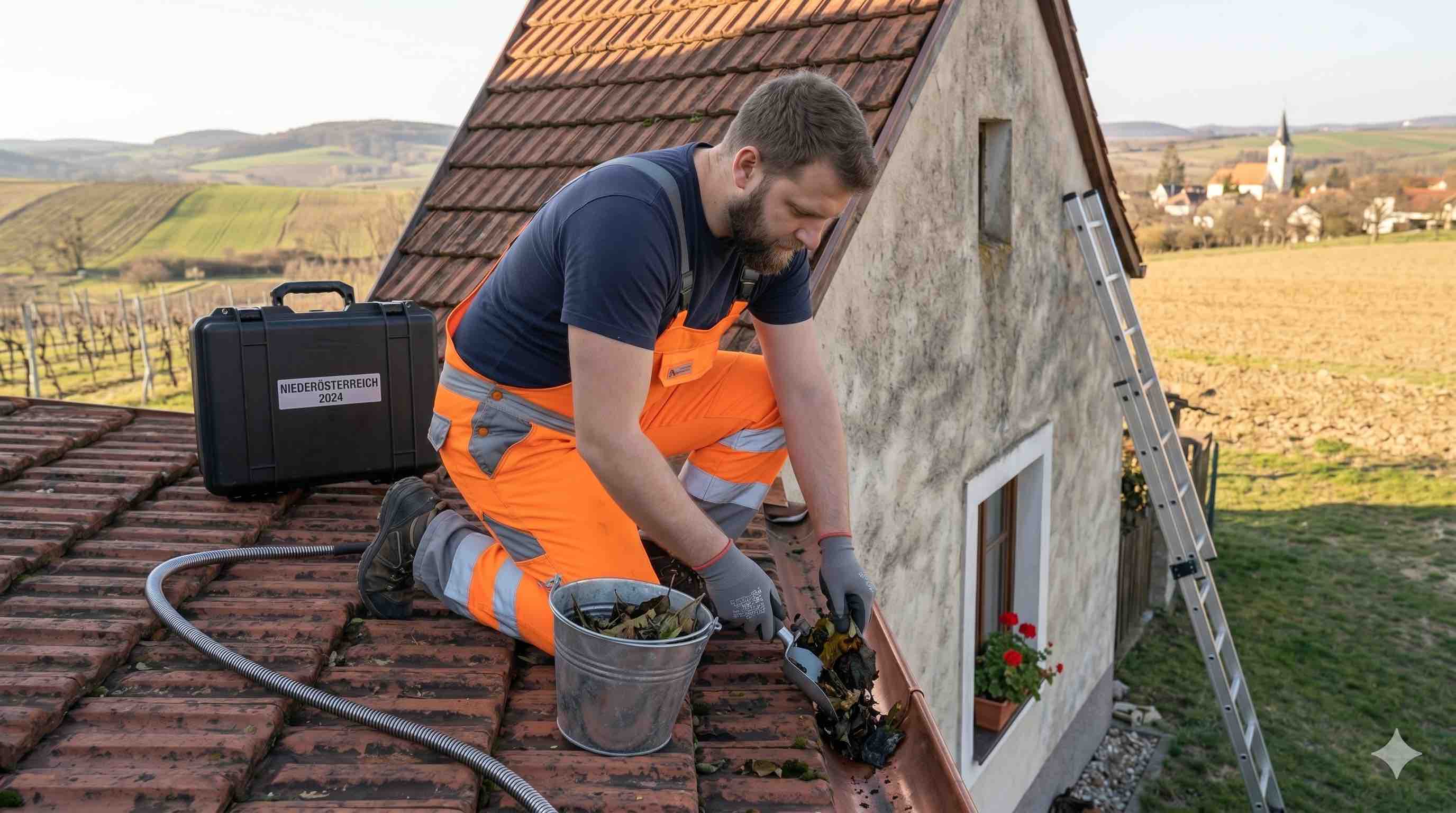 Regenrinnenreinigung