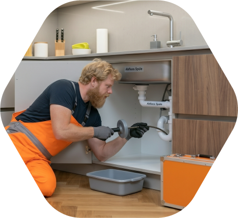 Rohrreinigung in der Küche