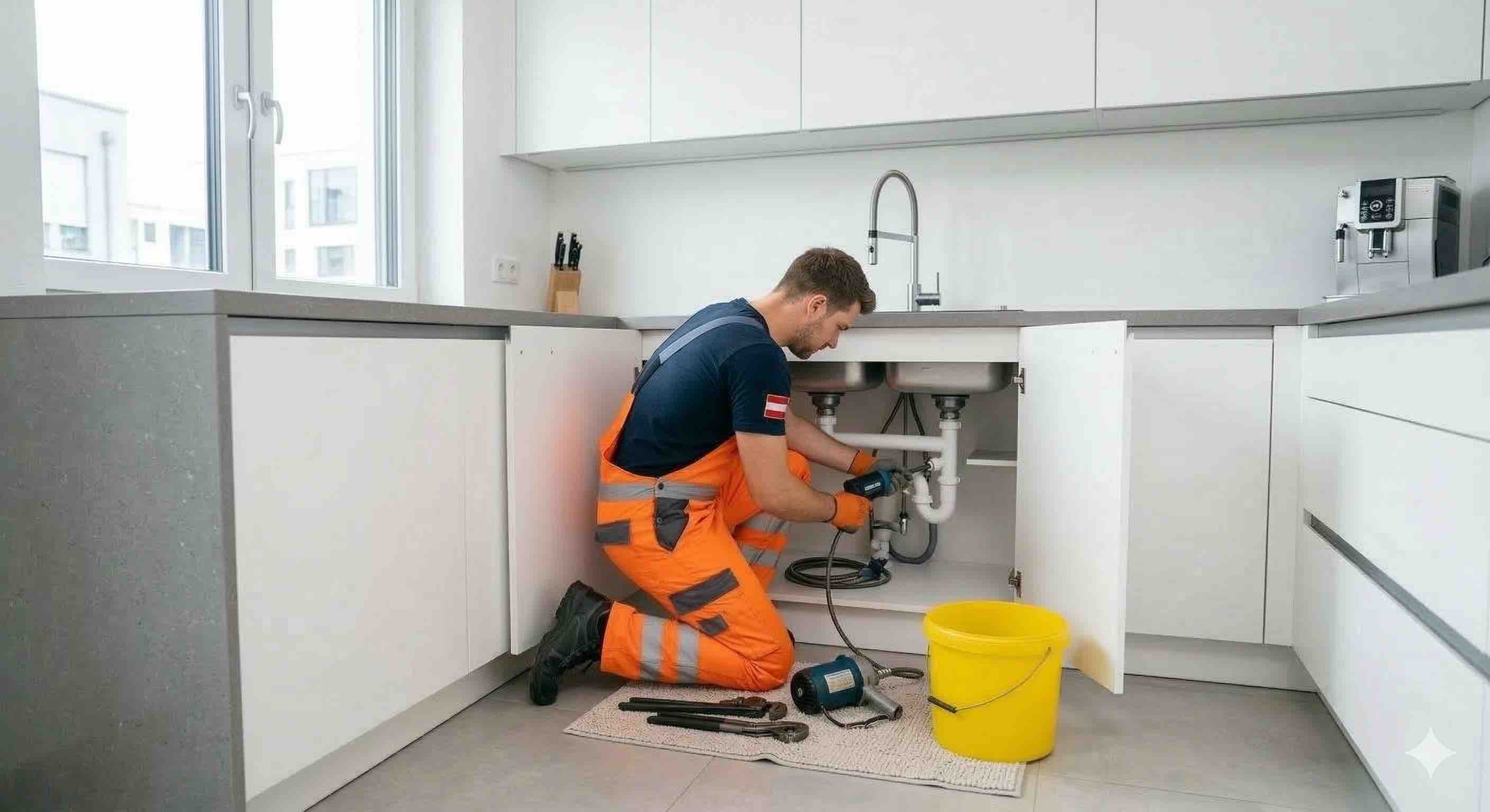 Küchenspüle verstopft