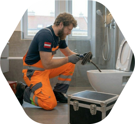 WC-Abflussreinigung