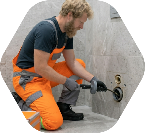 Rohrreinigung WC bei Rohrverstopfung